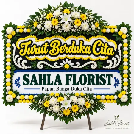 Papan Bunga Duka Lembang